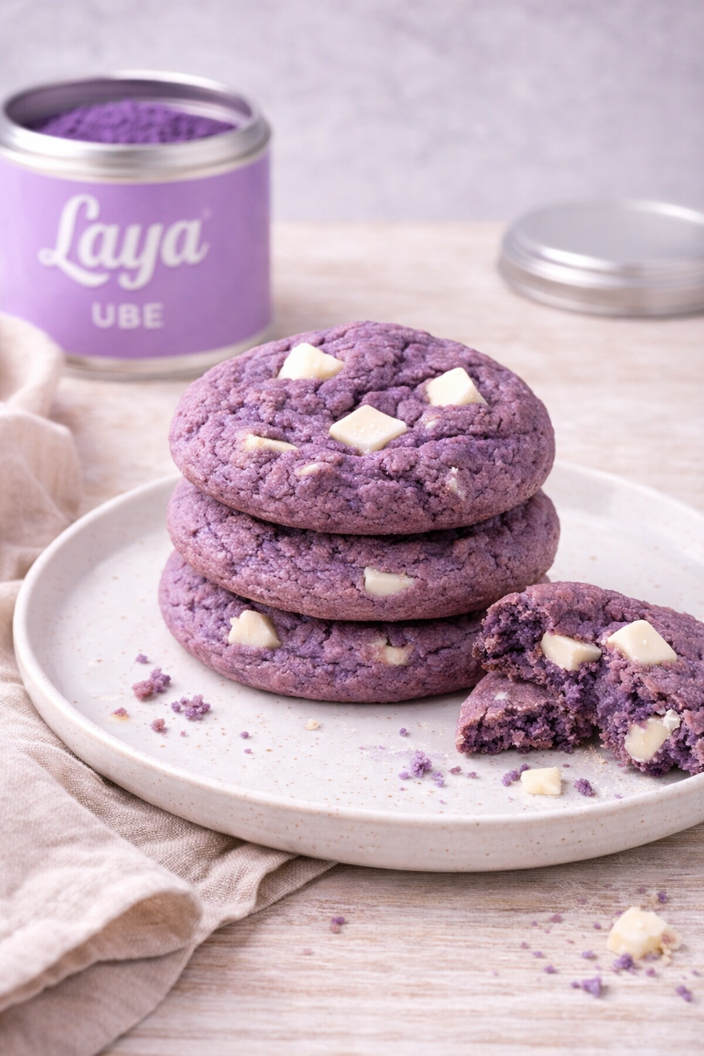 Cookies moelleux à l’Ube