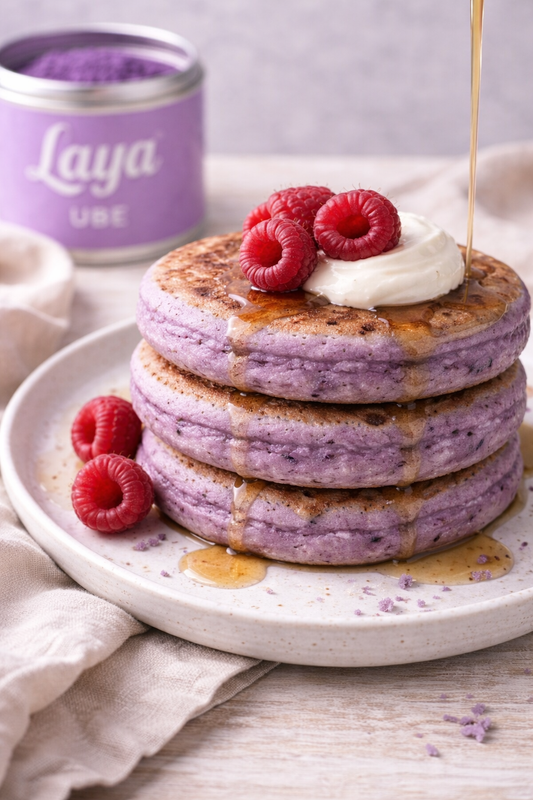 Pancakes healthy à l’Ube
